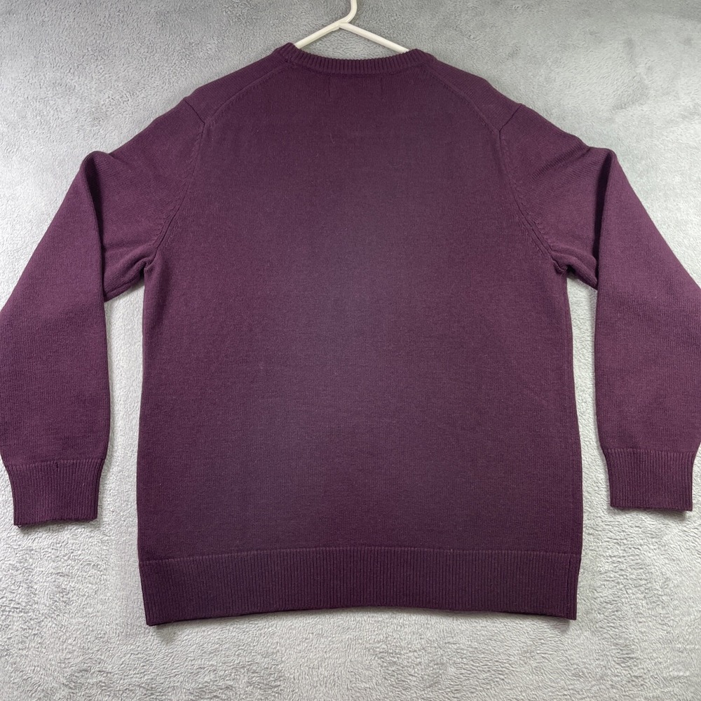 Calvin Klein Jeans Sweater Adult XL Pullover Crewneck 50% Wool Long Sleeve Men - Picture 14 of 14